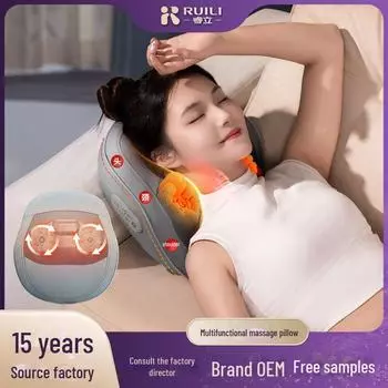 Подушка для разминания и массажа шеи с подогревом – многофункциональный массажер для шеи для дома Charging model