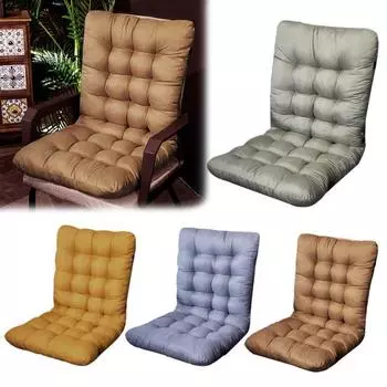 Подушка для реклайнера, ленивый шезлонг для дома, складная подушка для стула, водонепроницаемая, толстая, снимающая давление серый/синий