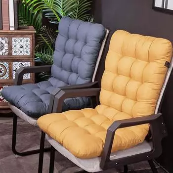Подушка для реклайнера, ленивый шезлонг для дома, складная подушка для стула, водонепроницаемая толстая подушка для снятия давления, подушка для сиденья автомобиля, гостиная жёлтый