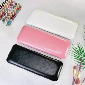 Подушка для рук из искусственной кожи для маникюрных салонов, водостойкая подушечка для маникюра, противоскользящая подставка для ног, стул, поддержка рук чёрный