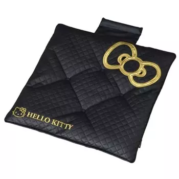 Подушка для салона автомобиля SEIWA Hello Kitty черная и золотая KT492 HELLO KITTY