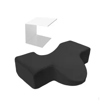 Подушка для салона красоты, U-образная подушка для наращивания ресниц и шеи для салона, чёрный