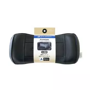 Подушка для шеи BONFORM Phiten Premium Aqua Titanium Cushion 30 x 13 см, черная, из натуральной искусственной кожи, против усталости Phiten 5819-15BK
