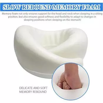 Подушка для шеи для путешествий, переносная мягкая подушка для сна в полдень, поддерживающая шею в стиле улитки, регулируемая подушка с эффектом памяти в форме буквы U серый