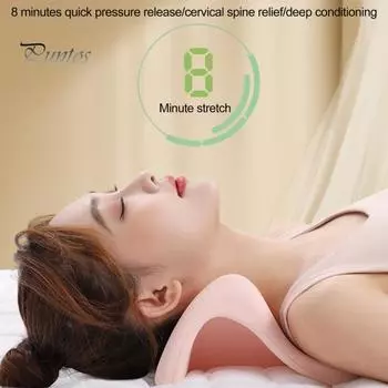 Подушка для шеи и шеи для облегчения боли во время сна. Подушка из пены с эффектом памяти высокой плотности. Подушка для шеи для поддержки и расслабления плеч. Устройства для декомпрессии. зелёный