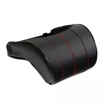 Подушка для шеи из искусственной кожи с эффектом памяти, подушка для подголовника сиденья, решение для поддержки детей и взрослых