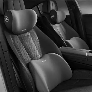 Подушка для шеи из пеноматериала с эффектом памяти для автомобиля Защита поясничной спинки Подушка для поясницы Подголовник для автомобиля