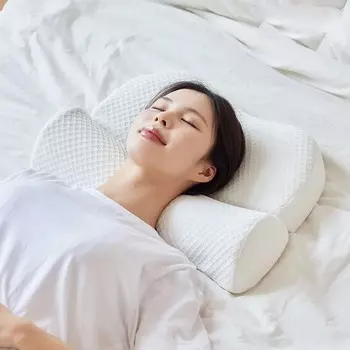 Подушка для шеи из пены с эффектом памяти, защита шеи, медленный отскок, фигурные подушки для сна для беременных, подушка для сна с эффектом релаксации, контурная поддерживающая подушка серый