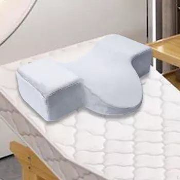 Подушка для шеи из пены с эффектом памяти для профессионалов красоты серый