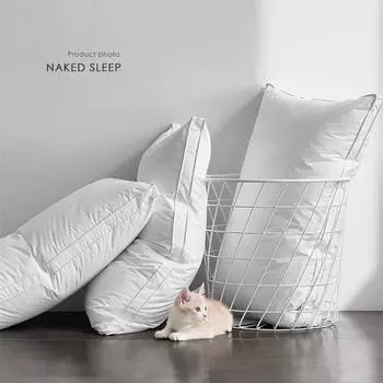 Подушка для шеи из высококачественного хлопка для отелей и общежитий