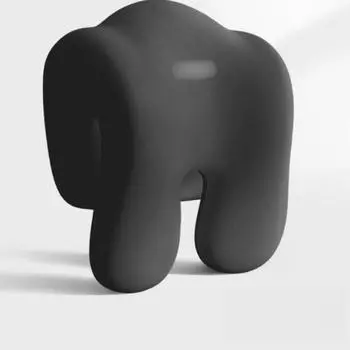 Подушка для шеи Office Nap, моющаяся подушка для сна 24*30*18cm чёрный