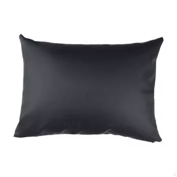 Подушка для шеи под подголовник автомобиля, легко моется, мягкая, универсальная, легкая для путешествий чёрный