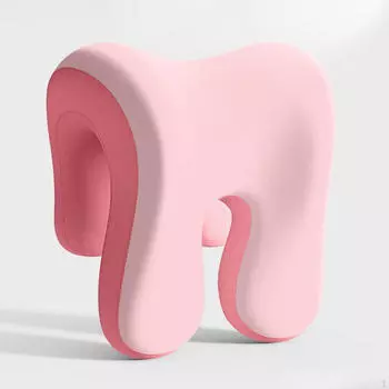 Подушка для шеи, подголовник, подушка, моющийся чехол, мягкий, с эффектом памяти, для стола double pink