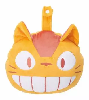 Подушка для шеи с капюшоном Marushin Ghibli Мой сосед Тоторо Кот Автобус Подушка для шеи с бусинами Может стать мягкой игрушкой Двусторонняя 1145016800