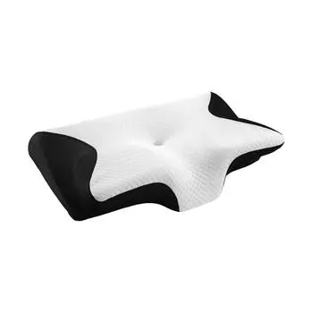 Подушка для шеи с поддержкой головы и шеи, подушка для шеи из пены с эффектом памяти для сна на боку и спине, подарок чёрный