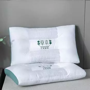 Подушка для шеи с травами, подушка с семенами гречихи и кассии, помощь при сне, односпальная подушка, постельное белье для взрослых в общежитии 48*74cm