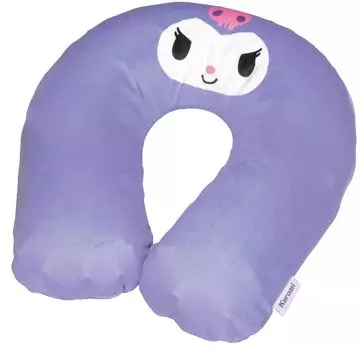 Подушка для шеи Skater Air Neck от Kuromi Sanrio с эксклюзивным чехлом ZANP1 фиолетовый
