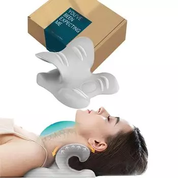 Подушка для шеи Straight Neck всего за 10 минут расслабит плечи, шею, шею, шею, шею, растяжку шеи, лопатки, подарок на день рождения, подарок для серый