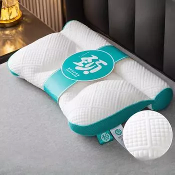 Подушка для шейного отдела позвоночника, ортопедическая специальная подушка для шейного отдела позвоночника, подушка для домашнего сна, одна пара, одна подушка 40 * 60 [One Pack]