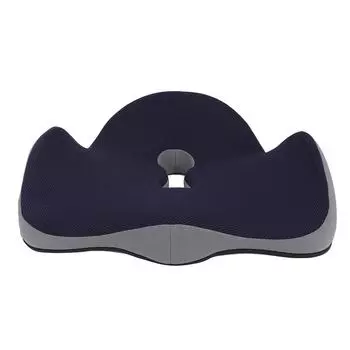 Подушка для сиденья 49x41x15 см, хлопок с эффектом памяти, 5-секундный медленный отскок, эргономичная, удобная, поддерживающая, давление