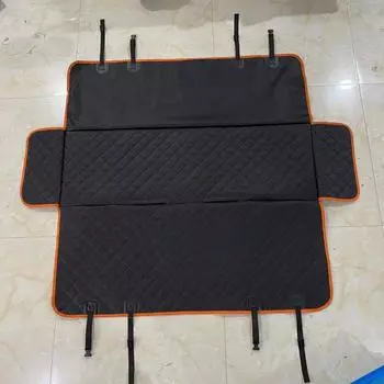 Подушка для сиденья автомобиля для домашних животных, горячая распродажа, коврик для собак, водонепроницаемый, противогрязный коврик для заднего сиденья автомобиля чёрный