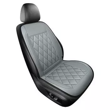 Подушка для сиденья автомобиля с подогревом для универсального использования, с электроподогревом для зимы; Совместимость 12В/24В.