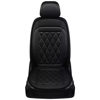 Подушка для сиденья автомобиля с подогревом для универсального использования, с электроподогревом для зимы; Совместимость 12В/24В.