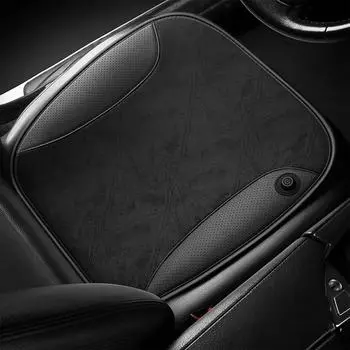 Подушка для сиденья автомобиля с подогревом, противоскользящая накладка, подушки для автомобильных сидений для вождения, подушка для офисного кресла, комфортная подушка для сиденья из пеноматериала с эффектом памяти чёрный