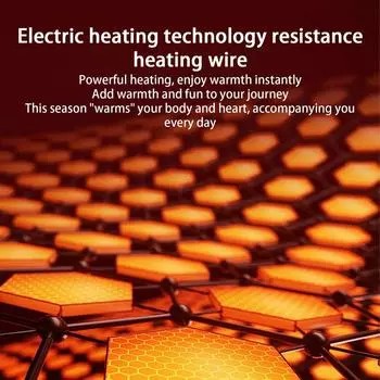 Подушка для сиденья автомобиля с подогревом Подушка для сиденья с подогревом 12 В Электрическая грелка для сиденья автомобиля Нежная для кожи Подушка для сиденья автомобиля с подогревом Cotton&A