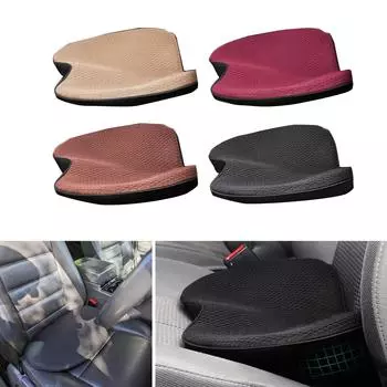 Подушка для сиденья автомобиля Wedge для водителя/пассажира, подушка для сиденья с памятью для вождения улучшает зрение/позу кофейный