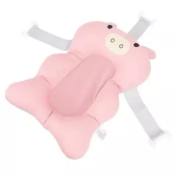 Подушка для сиденья детской ванны, мягкая, удобная, подушка для ванны для детской раковины, плавающая подушка для ванны розовый