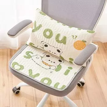 Подушка для сиденья из латексного коврика для летнего офиса, дышащая, прохладная, подушка для стула из ледяного шелка, подушка для пукания, летняя дышащая подушка для сиденья Seat Cushion 40 * 40cm