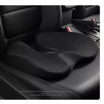 Подушка для сиденья из пены с эффектом памяти, набор подушек для поддержки талии и спины, ортопедический эргономичный рельеф копчика, поясничная подушка для офисного кресла, автомобиля