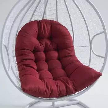 Подушка для сиденья из полипропиленового хлопка, подушка для сиденья на открытом воздухе, подушка для подвесного кресла-качалки, подушка из ротанга для плетеного офисного кресла 85x120cm чёрный