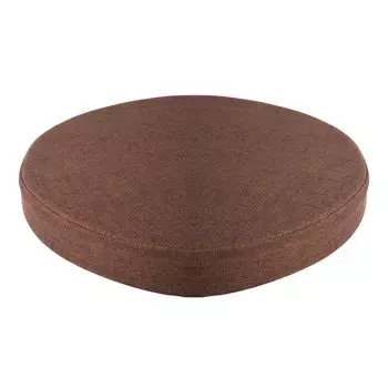 Подушка для сиденья круглая 50 см толщина 5 см стул стул пол простое круглое сиденье [STSG] (коричневый) коричневый