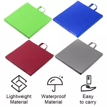 Подушка для сиденья лодки, каноэ, каяка, переносная подушка для стула в помещении и на открытом воздухе, мягкая подушка для сиденья стадиона для кемпинга, трибун, спортивных мероприятий синий