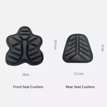 Подушка для сиденья мотоцикла, 2 шт. Универсальная охлаждающая подушка для сиденья мотоцикла, противоскользящая 3D-подушка для сиденья мотоцикла, скутера