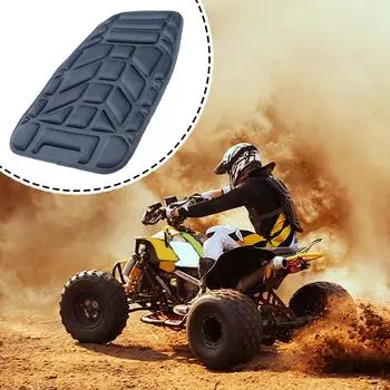 Подушка для сиденья мотоцикла, черная пена, мягкая, удобная, дышащая, чехлы для сидений, коврики, аксессуары для мотоциклов и электровелосипедов чёрный