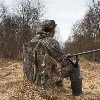 Подушка для сиденья на открытом воздухе из водонепроницаемой ткани Оксфорд, регулируемая, камуфляжная, для кемпинга, охоты, кемпинга