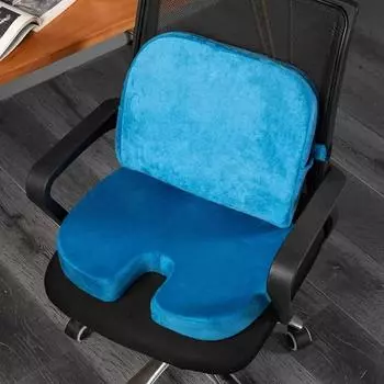 Подушка для сиденья офисного кресла Relief Comfort, подушка для сиденья автомобиля с эффектом памяти, подушка для сиденья домашнего офиса, ортопедическое кресло для массажа копчика, боль 45x35x7cm