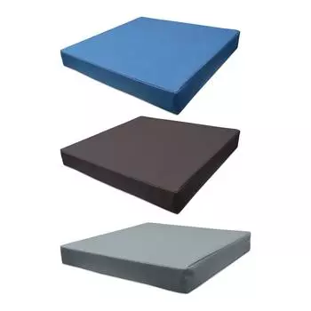 Подушка для сиденья, подушка для пола, противоскользящая губчатая подушка для дивана, подушка для стула, для гостиной, столовой, сада, для дома и улицы серый