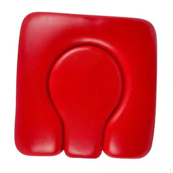Подушка для сиденья прикроватного комода с толстой губкой, универсальная, мягкая, легкоочищаемая, водонепроницаемая, туалетная красный