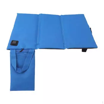 Подушка для сиденья с подогревом, подушка для стула, изолированный коврик для сидения, портативное отопление на открытом воздухе синий