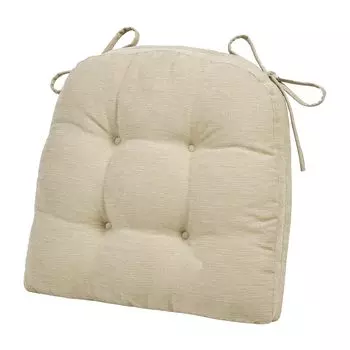 Подушка для сиденья Shinnwa для запатентованного двухслойного толстого сиденья Horseshoe Hurt Your Dining Chair Подушка для стула для обеденного стола поставляется с моющимися стульями, бежевый