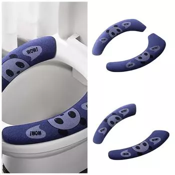 Подушка для сиденья унитаза, бытовая наклейка для унитаза, самоклеящаяся подушка для сиденья унитаза, сезонная универсальная подушка для сиденья унитаза, кольцо для сиденья унитаза One Size