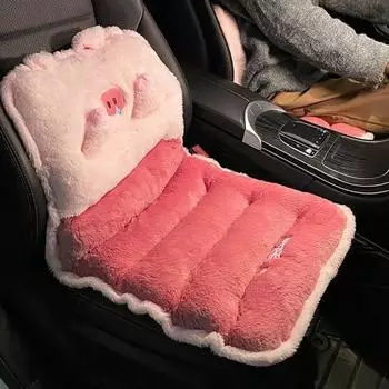 Подушка для сиденья в виде тостового хлеба из мультфильма, мягкая плюшевая подушка для стула, для офиса, дома, автомобиля, утолщенная подушка для поддержки спинки сиденья, комфорт для сидячего образа жизни