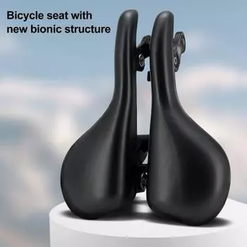 Подушка для сиденья велосипеда дышащая амортизирующая мужская и женская универсальная для горного велосипеда шоссейный горный велосипед сменное седло велосипедные аксессуары чёрный