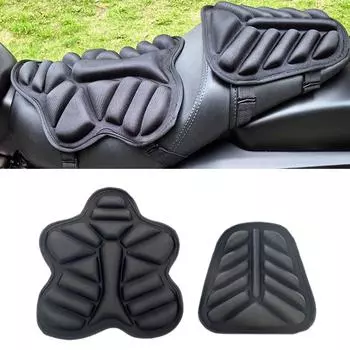 Подушка для сидений мотоцикла из геля с большой 3D-структурой, амортизация и воздухопроницаемость для длительных поездок 3