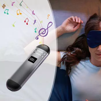 Подушка для сна динамик перезаряжаемый под подушку для путешествий домой дети серебряный