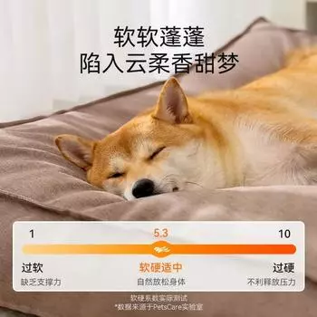 Подушка для сна для собак на осень и зиму, съемная и моющаяся, всесезонная, универсальная, для собак породы золотистый ретривер, для сна домашних животных S-45cm 35cm 6cm